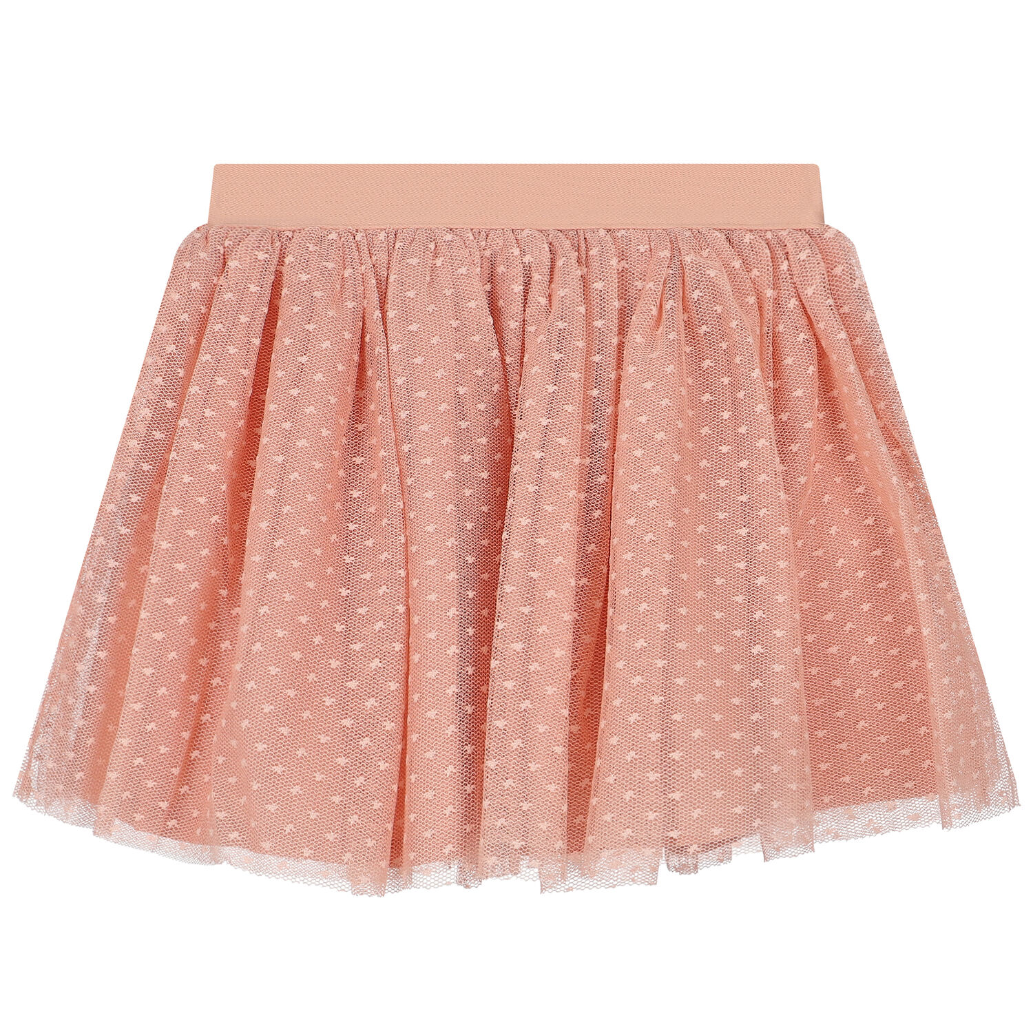 Girls Beige & Pink Tulle Skirt Set, 1, hi-res image number null